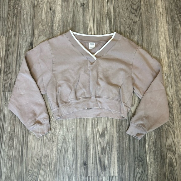 PINK Premium Fleece V-Neck Pullover - Picture 5 of 7